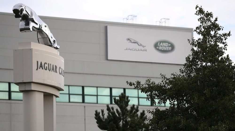 Signs are seen outside the Jaguar Land Rover plant at Halewood in Liverpool, northern England, September 12 , 2016. u00e2u20acu201d Reuters pic