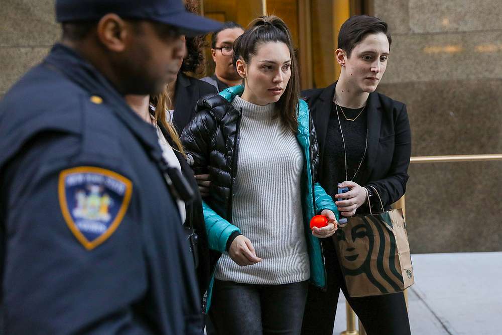Witness Jessica Mann leaves Manhattan Criminal Court after testifying in the trial of Harvey Weinstein in New York February 3, 2020. u00e2u20acu201d Reuters pic