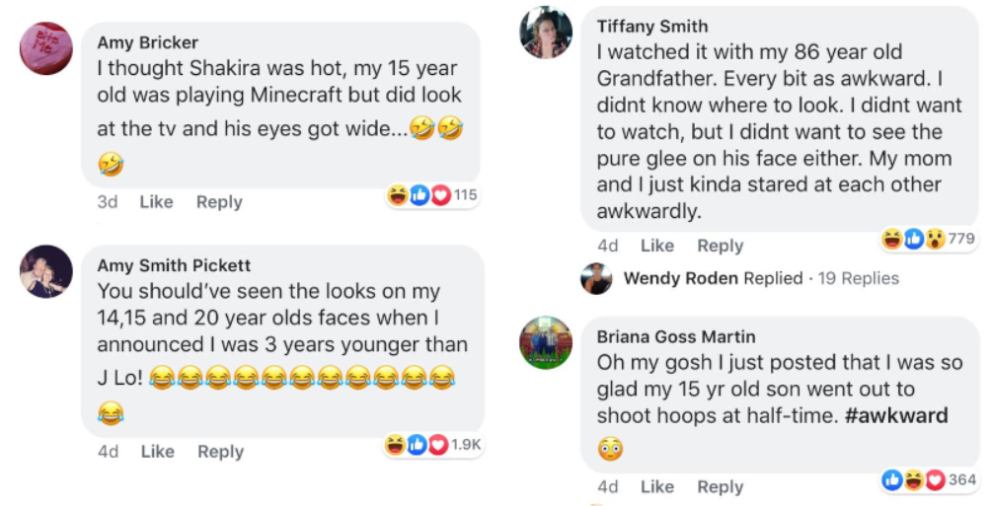 One social media user shared what it was like to watch the performance with her grandfather. ― Screengrab via Facebook/That’s Inappropriate