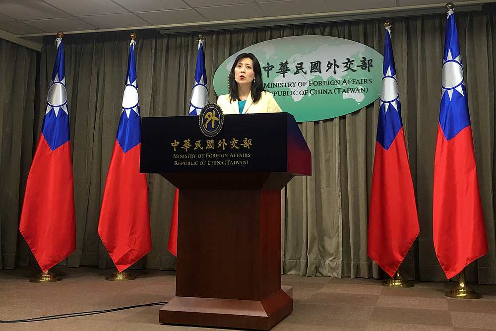 Taiwan Foreign Ministry Spokeswoman Joanne Ou speaks at a news conference in Taipei, Taiwan February 11, 2020. u00e2u20acu201d Reuters