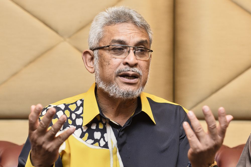 Federal Territories Minister Khalid Samad speaks during PlanMalaysiau00e2u20acu2122s Federal Territories Day celebration in Putrajaya February 20, 2020. u00e2u20acu201d Picture by Miera Zulyana