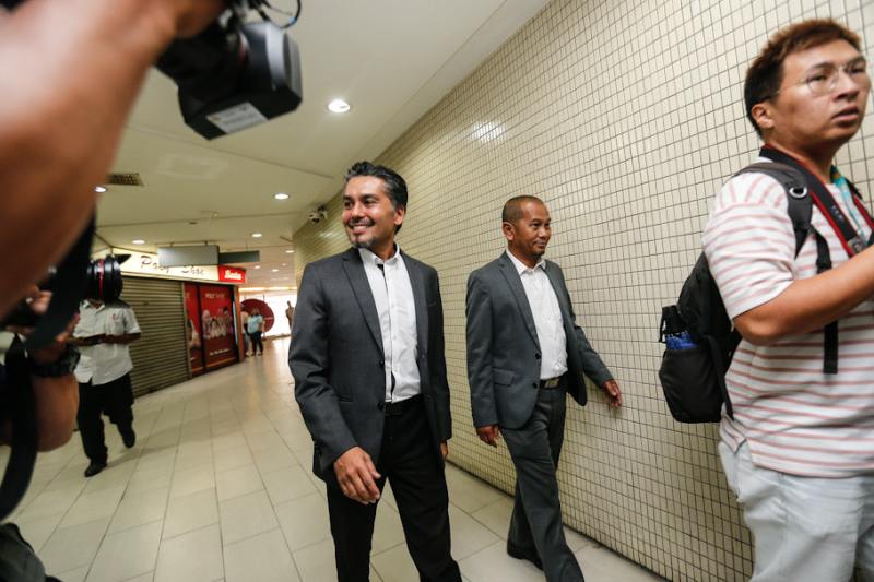 Bertam assemblyman Khaliq Mehtab Mohd Ishaq (left) is pictured in Komtar, George Town February 27, 2020. u00e2u20acu2022 Picture by Sayuti Zainudin