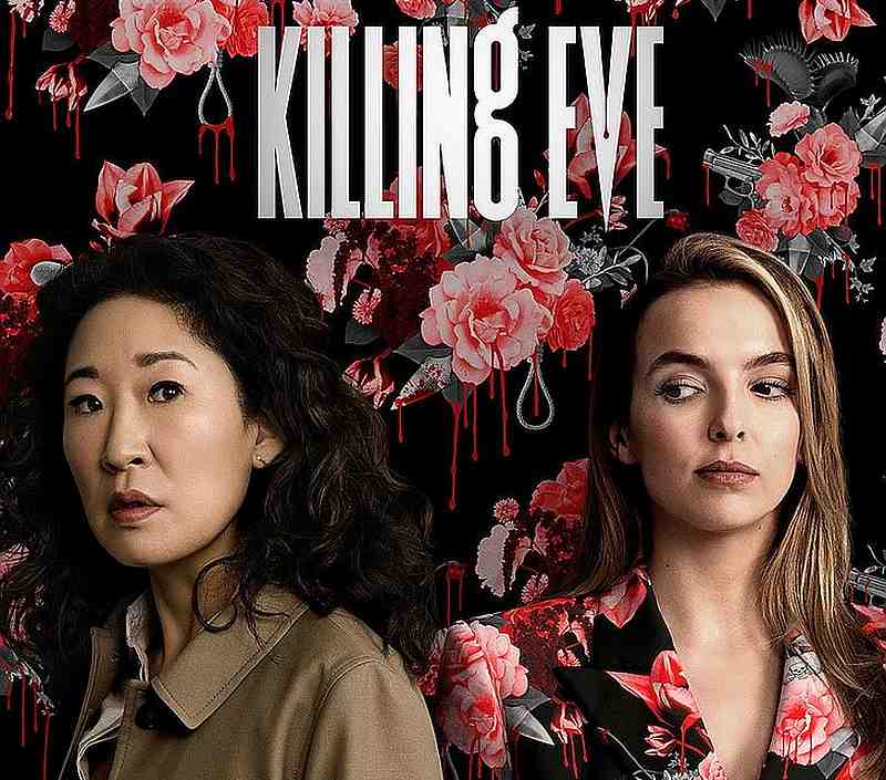 For her performance as Eve Polastri in 'Killing Eve,' Sandra Oh (left) won her first Golden Globe for best actress in a TV drama series 2019. u00e2u20acu201d Picture courtesy of BBC America via AFP