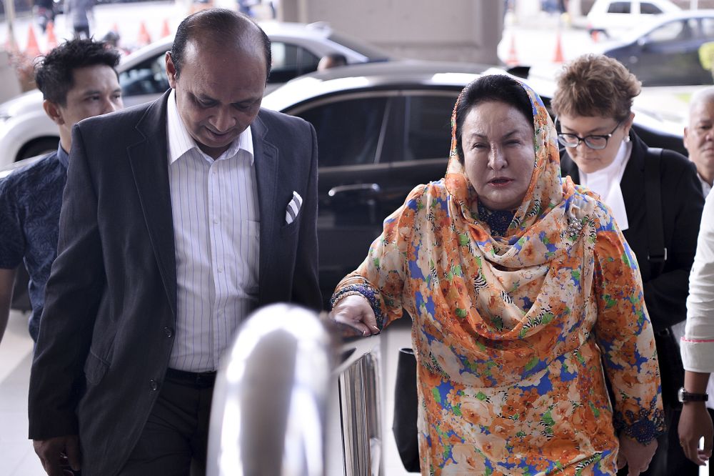 Datin Seri Rosmah Mansor arrives at the Kuala Lumpur High Court on February 13, 2020. u00e2u20acu2022 Picture by Miera Zulyana