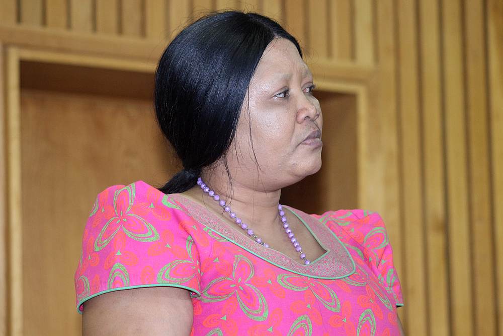 Maesaiah Thabane, wife of Lesotho's Prime Minister Thomas Thabane, appears in court charged with murdering his previous wife two days before he took office in 2017, in Maseru, Lesotho, February 5, 2020. u00e2u20acu201d Reuters pic