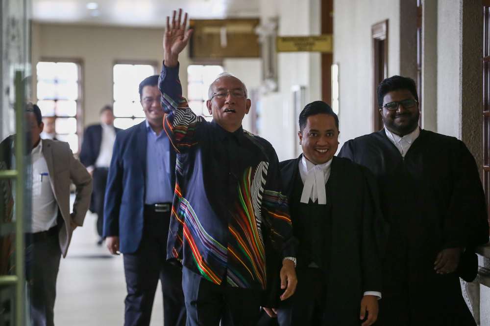 Former education minister Datuk Seri Mahdzir Khalid is pictured at the Kuala Lumpur High Court Complex, February 12, 2020. u00e2u20acu2022 Picture by Yusof Mat Isa