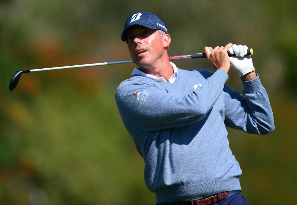 Matt Kuchar hits from the fourth hole tee box during the first round of the The Genesis Invitational golf tournament at Riviera Country Club. u00e2u20acu2022 Gary A. Vasquez-USA TODAY Sports pic via Reuters