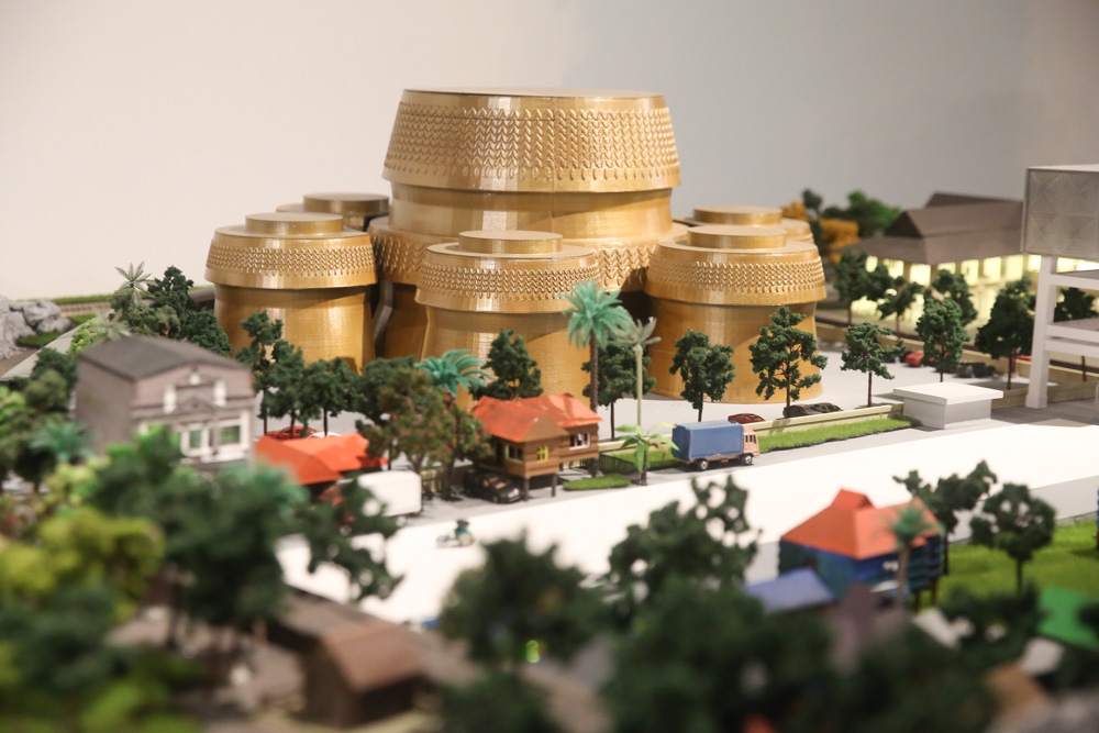 A mini version of Kedah’s Paddy Museum and its unique architecture. — Picture by Choo Choy May