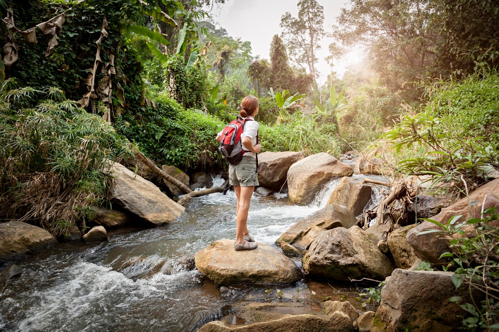 Spending time in a natural setting could help reduce the stress experienced by many college students, according to new research. u00e2u20acu2022 istock/FredFroese/AFP pic