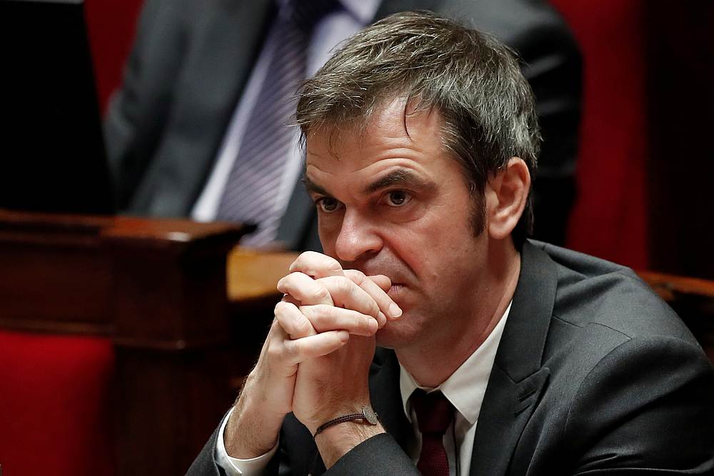 French Health and Solidarity Minister Olivier Veran at the National Assembly in Paris February 17, 2020. u00e2u20acu201d Reuters pic