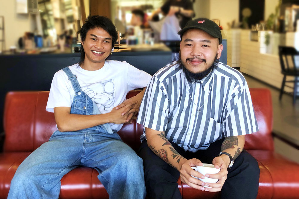 Patina by Three’s Ahmed Nadzmi Azli, fondly known as Jimmy (left), and Calvin Tan (right) both had prior barista experience.