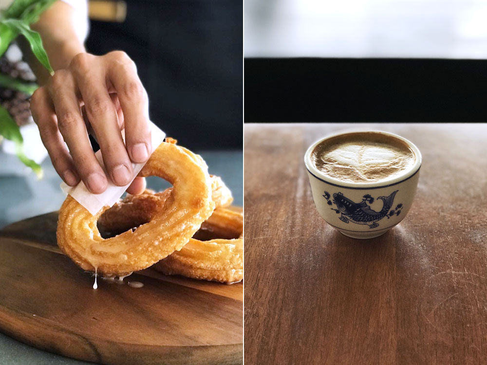 Enjoy one of their crullers with a piccolo latte.