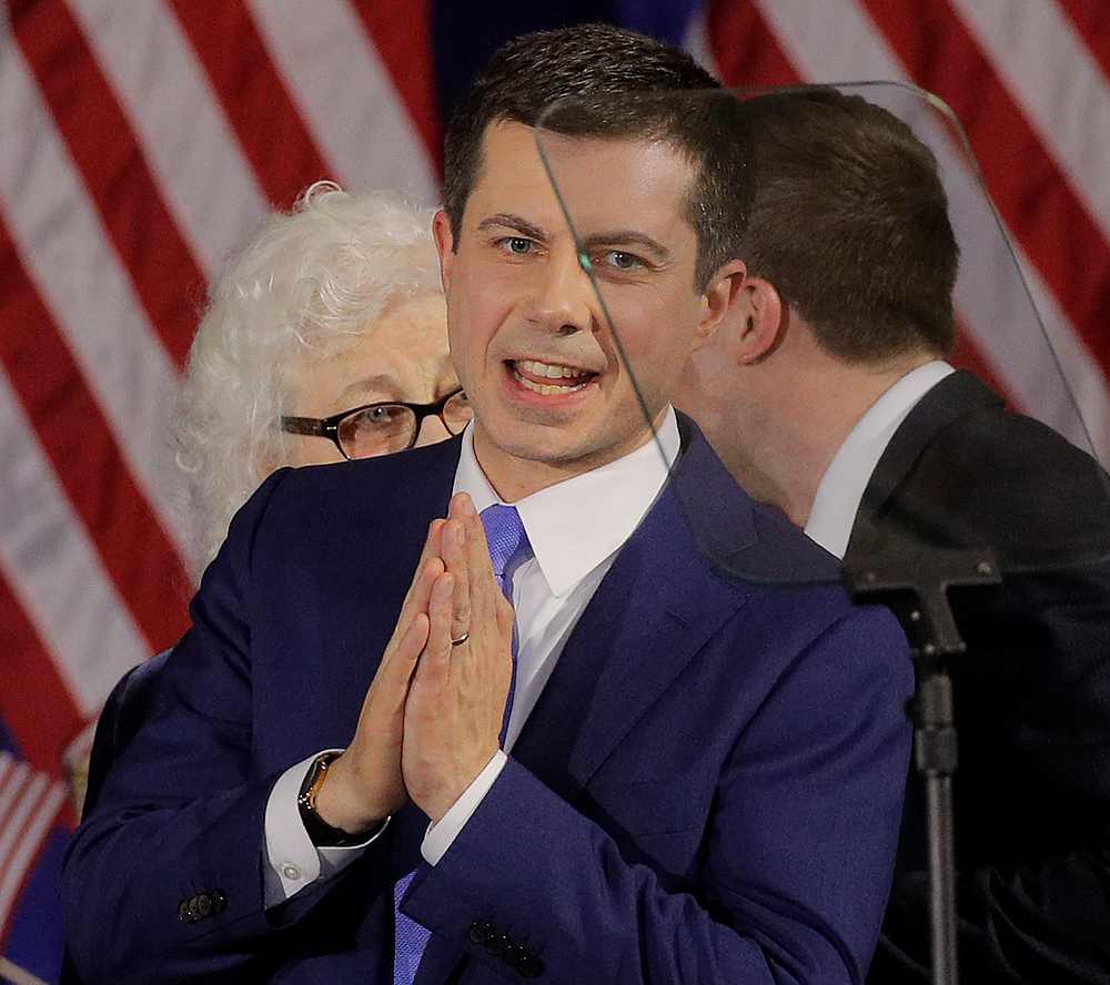 Democratic US presidential candidate and former South Bend Mayor Pete Buttigieg at his New Hampshire primary night rally in Nashua February 11, 2020. u00e2u20acu201d Reuters pic