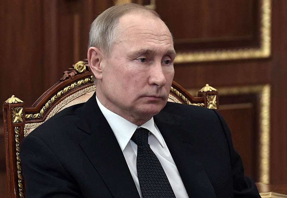 Russian President Vladimir Putin during a meeting in Moscow February 10, 2020. u00e2u20acu201d Sputnik/Aleksey Nikolskyi/Kremlin pic via Reuters