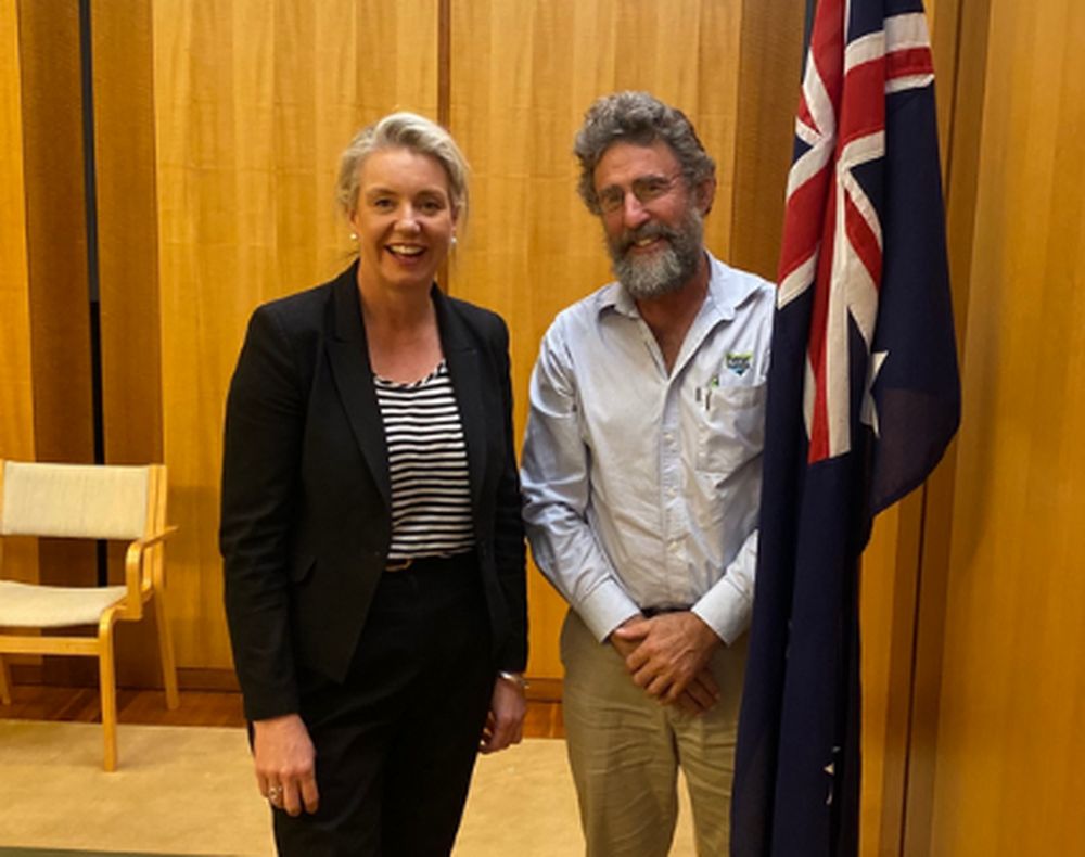Bridget McKenzie (left) resigned as agriculture minister after failing to reveal she was a member of a shooting club that received taxpayer cash. u00e2u20acu201d Picture courtesy of Twitter/Senator Bridget McKenzie