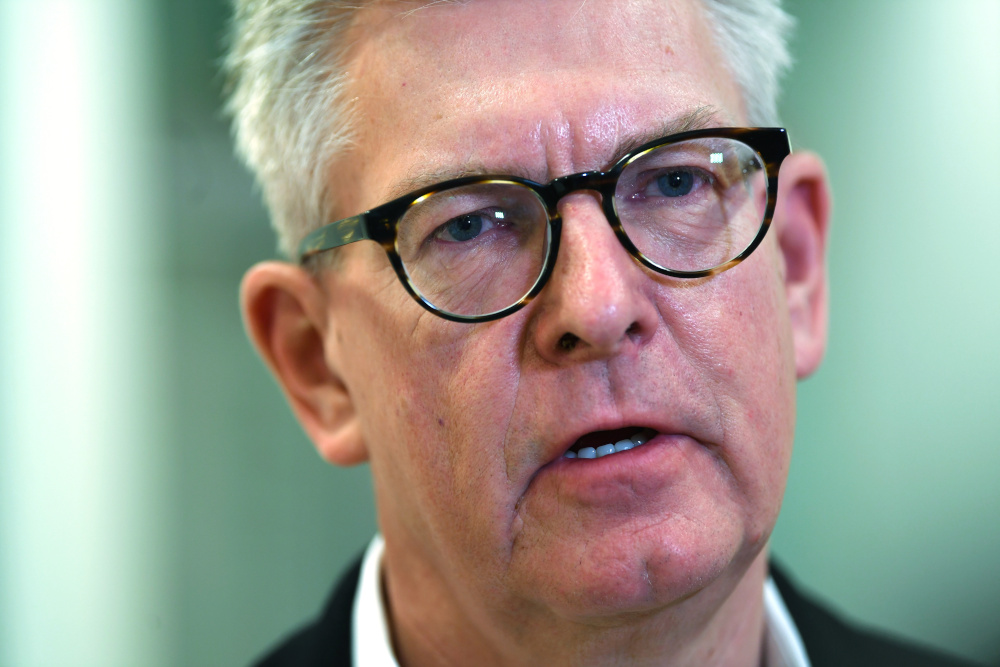 Ericsson CEO Borje Ekholm talks to the media after presenting the company's fourth quarter and 2019 full year results at the Ericsson headquarters in Stockholm January 24, 2020. u00e2u20acu201d Picture by TT News Agency/Fredrik Sandberg via Reuters
