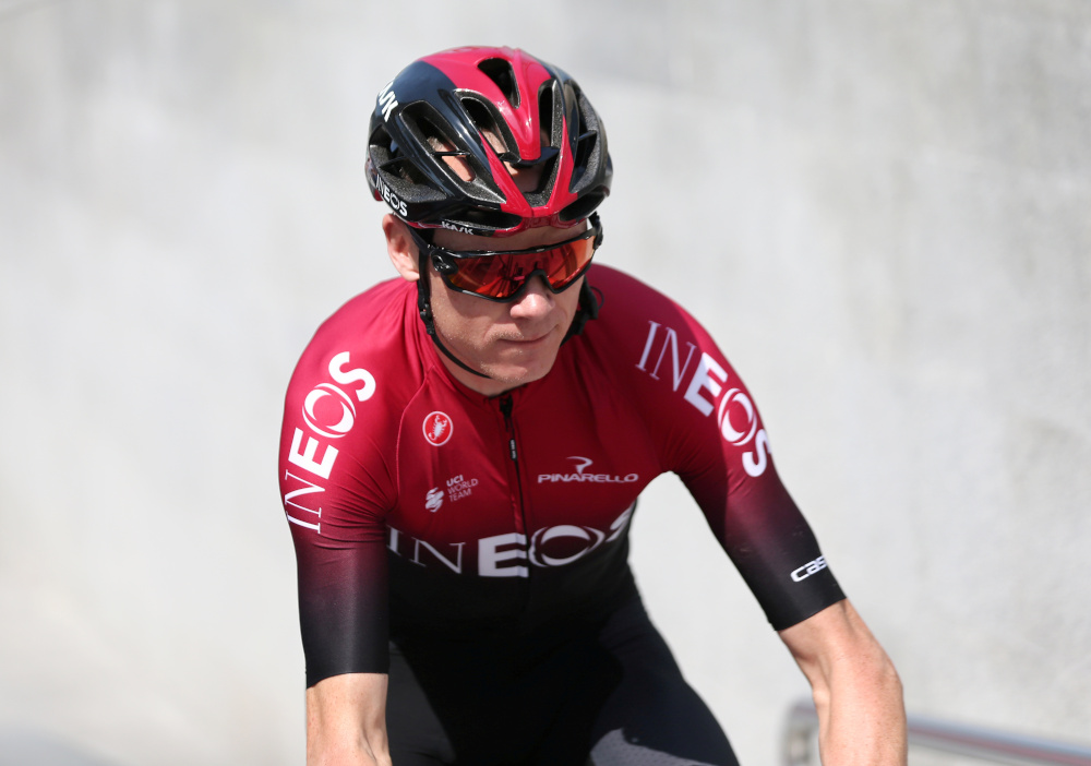 Team Ineosu00e2u20acu2122 Chris Froome before the UAE Tour begins in Dubai February 23, 2020. u00e2u20acu201d Reuters pic