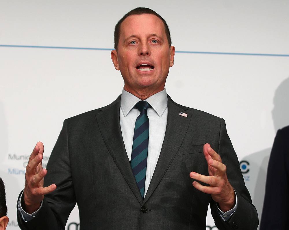US ambassador to Germany Richard Grenell at the Munich Security Conference in Munich, Germany February 14, 2020. u00e2u20acu201d Reuters pic