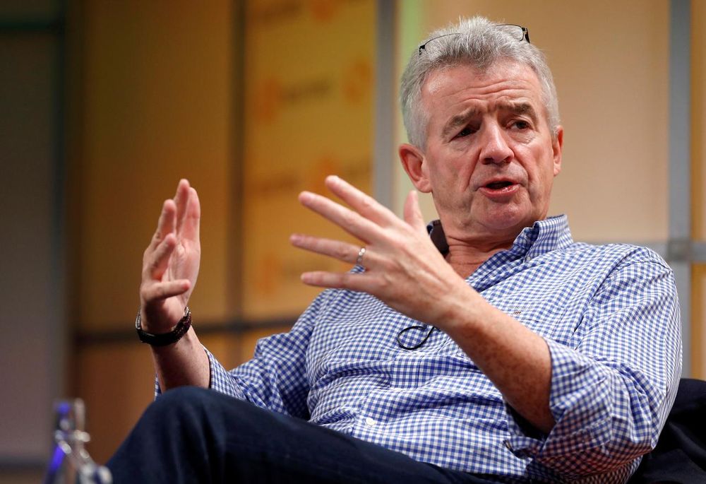 Ryanair Chief Executive Michael Ou00e2u20acu2122Leary speaks during a Reuters Newsmaker event in London, Britain October 1, 2019. u00e2u20acu201d Reuters pic