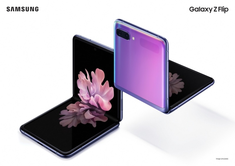 Samsung's Galaxy Z Flip is the first device on the market with a folding display made of glass. u00e2u20acu2022 Picture courtesy of Samsung via AFP