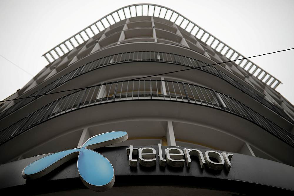 Telenor's logo is seen in central Belgrade, Serbia March 21, 2018. u00e2u20acu201d Reuters pic