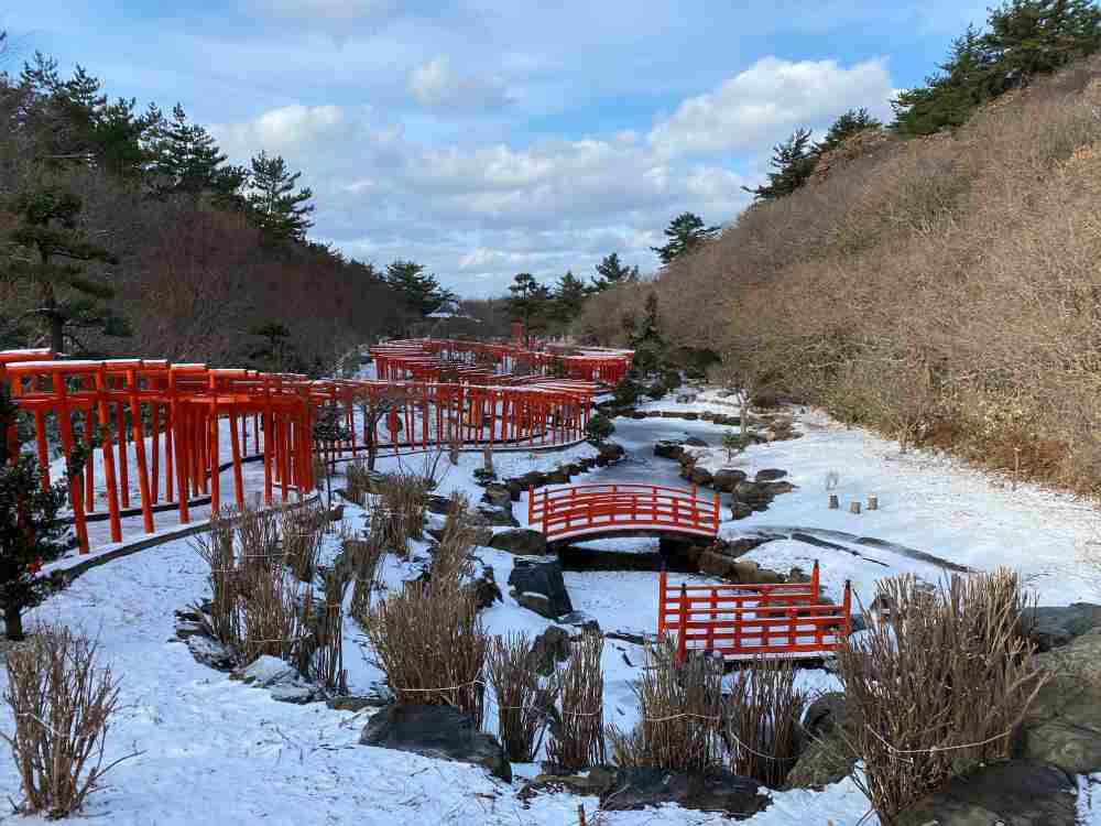A must-see in Aomori Prefecture is this peaceful and serene Shinto shrine with its recognisable vermillion Torii gates. ― Picture by Melanie Chalil
