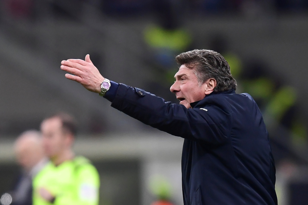 Torinou00e2u20acu2122s Italian head coach Walter Mazzarri gestures during the Italian Cup (Coppa Italia) quarter final football match AC Milan vs Torino January 28, 2020 at San Siro stadium in Milan. u00e2u20acu201d AFP pic 