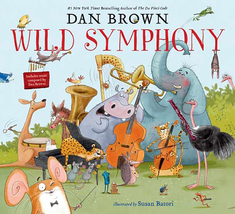 Dan Brown has also composed a classical music album to accompany his first children's book, 'Wild Symphony.' u00e2u20acu201d Image courtesy of Penguin via AFP