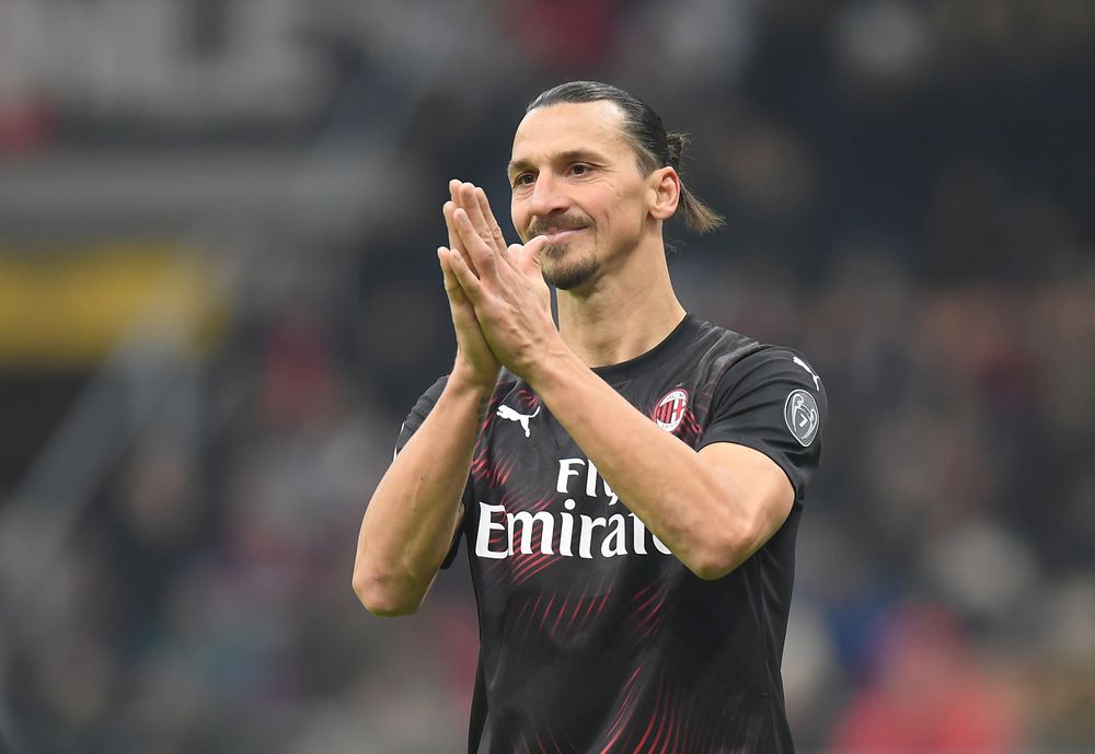 AC Milanu00e2u20acu2122s Zlatan Ibrahimovic reacts after their Serie A match against Sampdoria in San Siro, Milan, January 6, 2020. u00e2u20acu201d Reuters pic