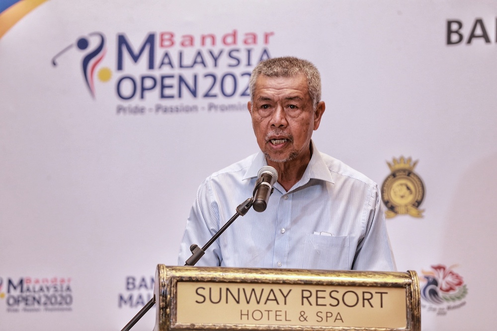MGA president Tan Sri Mohd Anwar Mohd Nor said that he is delighted that the Malaysian Open is finally back. u00e2u20acu201d Picture by Ahmad Zamzahuri