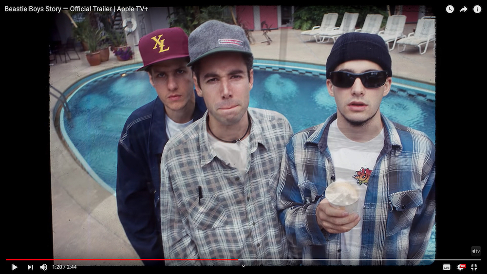 Beastie Boys Story u00e2u20acu201d Official Trailer | Apple TV+ on youtube u00e2u20acu201d Picture courtesy of Apple TV / Youtube.com