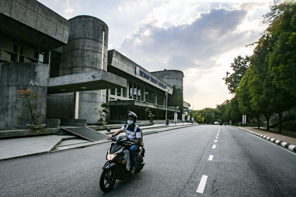A general view of Universiti Malaya after the government announced the Movement Control Order, March 17, 2020. u00e2u20acu201d Picture by Hari Anggara