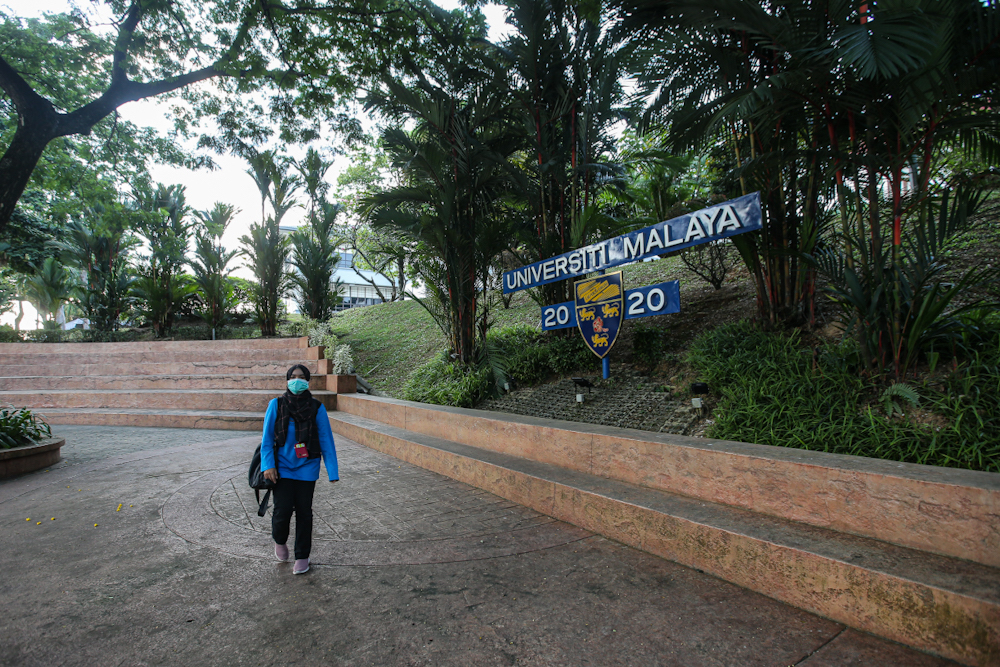 A general view of Universiti Malaya after the government announced the Movement Control Order, March 17, 2020. u00e2u20acu201d Picture by Hari Anggara