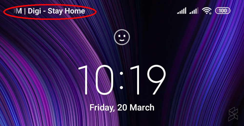 The label also appeared on Android devices. — SoyaCincau pic