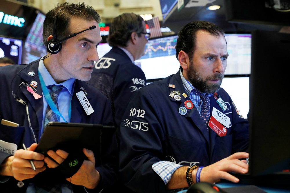 Traders work on the floor of the New York Stock Exchange March 6, 2020. u00e2u20acu201d Reuters pic