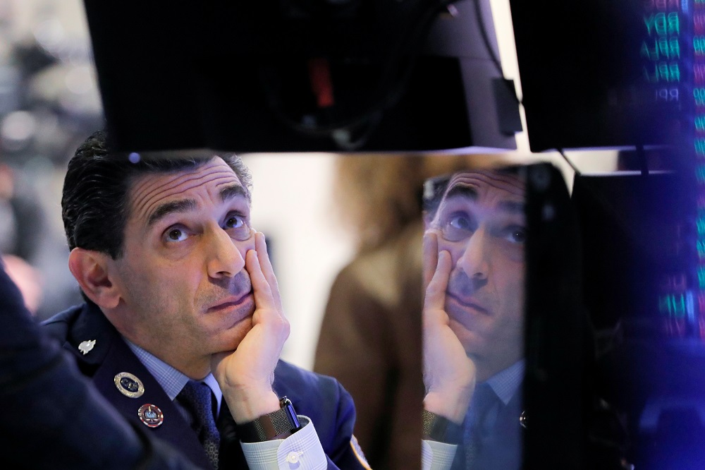 A trader works on the floor of the New York Stock Exchange March 6, 2020. u00e2u20acu201d Reuters pic