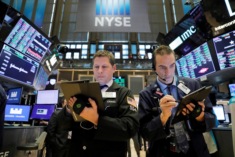 Traders work on the floor of the New York Stock Exchange March 11, 2020. u00e2u20acu201d Reuters pic