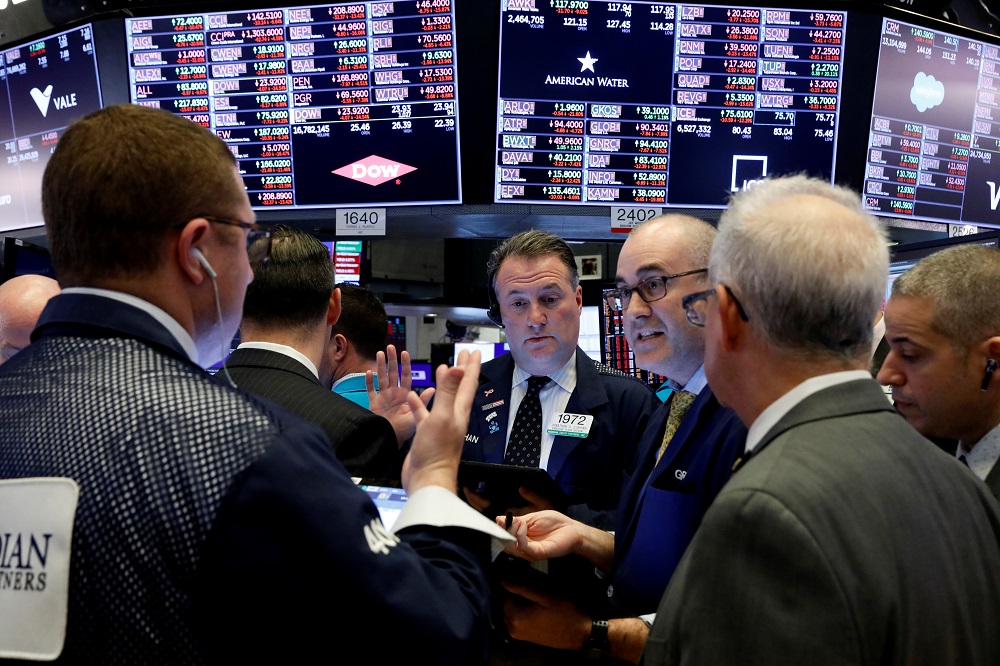 Traders work on the floor of the New York Stock Exchange March 12, 2020. u00e2u20acu201d Reuters pic
