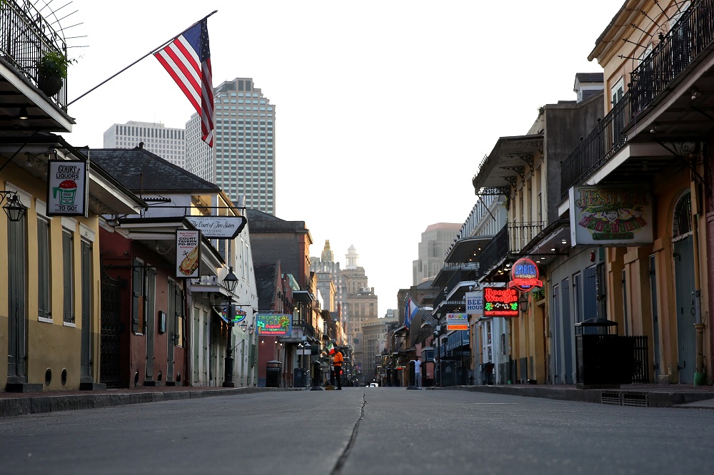 A view of Bourbon Street amid the outbreak of the coronavirus disease in New Orleans March 25, 2020. u00e2u20acu201d Reuters pic