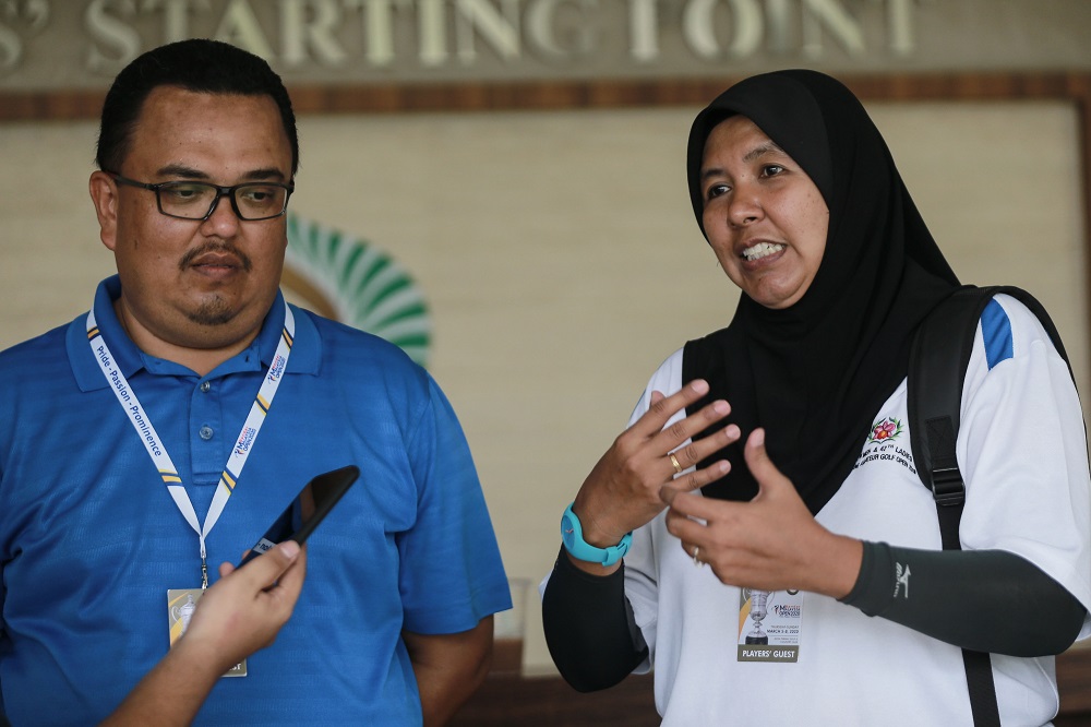 Even though he is currently focused at the tournament, Hariz’s education is still important for his parents. — Picture by Ahmad Zamzahuri