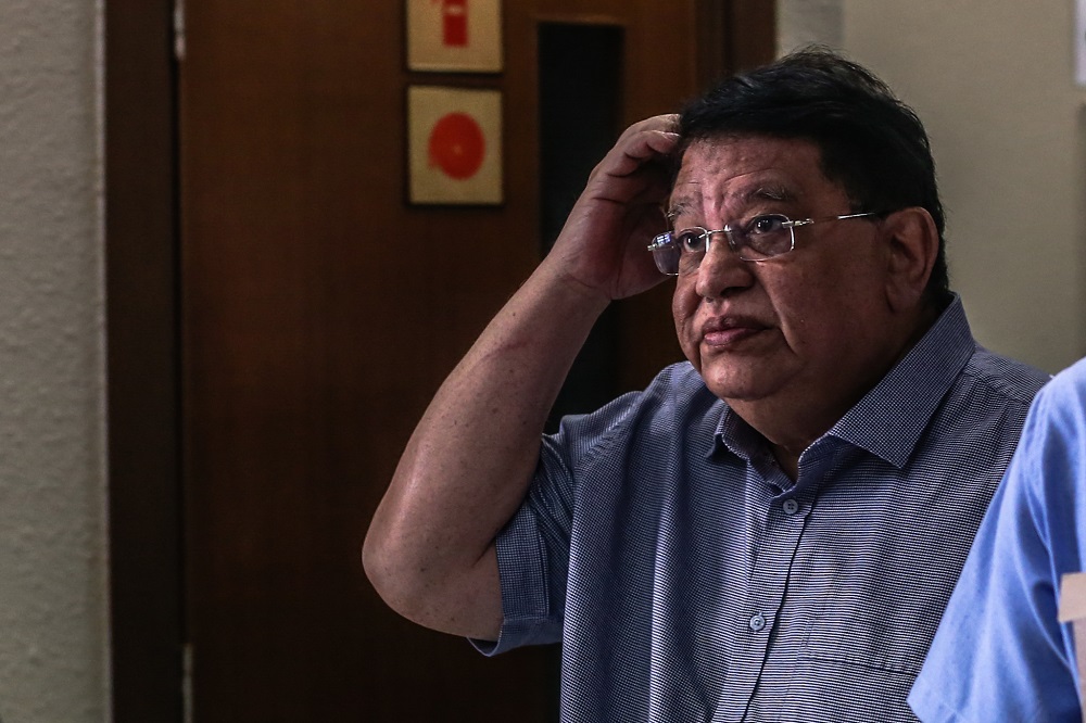 Datuk Seri Tengku Adnan Tengku Mansor is pictured at the Kuala Lumpur High Court March 4, 2020. u00e2u20acu201d Picture by Firdaus Latif