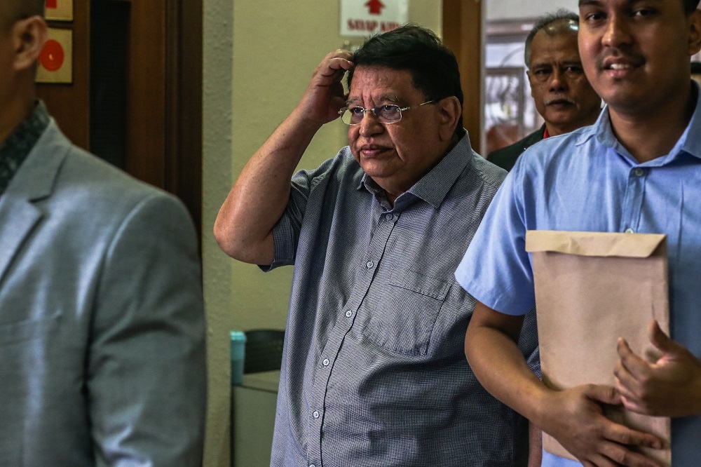 Datuk Seri Tengku Adnan Tengku Mansor is pictured at the Kuala Lumpur High Court March 4, 2020. u00e2u20acu201d Picture by Firdaus Latif