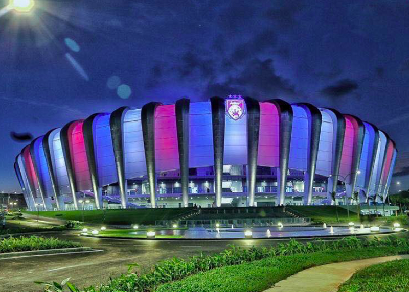 Sejarah tercipta di Stadium Sultan Ibrahim selepas JDT mencatat kemenangan pertama dalam saingan Liga Juara-Juara Asia (ACL) musim ini dengan membenam Suwon Bluewings 2-1. u00e2u20acu201d Foto ihsan Twitter/Johor Southern Tigers