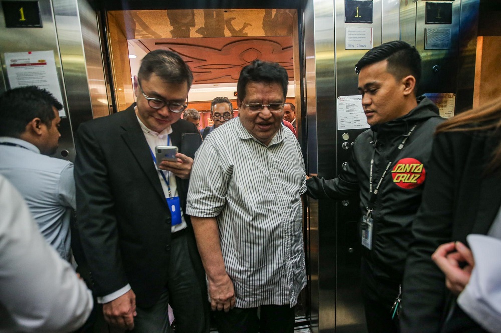 Datuk Seri Tengku Adnan Tengku Mansor is pictured at the Kuala Lumpur High Court March 5, 2020. u00e2u20acu201d Picture by Hari Anggara