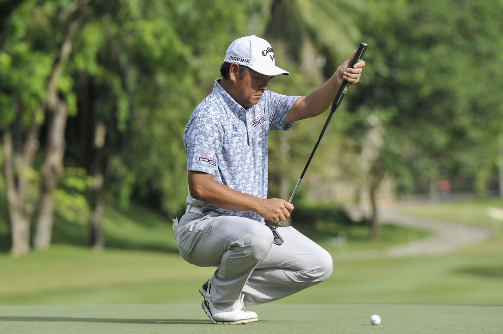 Malaysia golfer Danny Chia in action during the second round of the Bandar Malaysia Open at Kota Permai Golf and Country Club in Shah Alam March 6, 2020. u00e2u20acu201d Picture by Shafwan Zaidon
