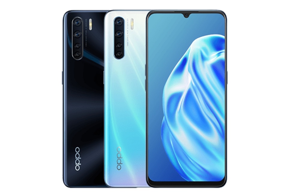 The A91 comes with a 6.4″ Full HD+ AMOLED display that comes with an in-display fingerprint sensor. — Picture courtesy of Oppo via SoyaCincau
