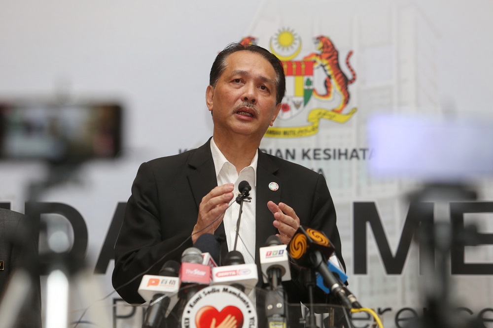 Health director-general Datuk Dr Noor Hisham Abdullah at a press conference in Putrajaya March 24, 2020. u00e2u20acu201d Picture by Choo Choy May