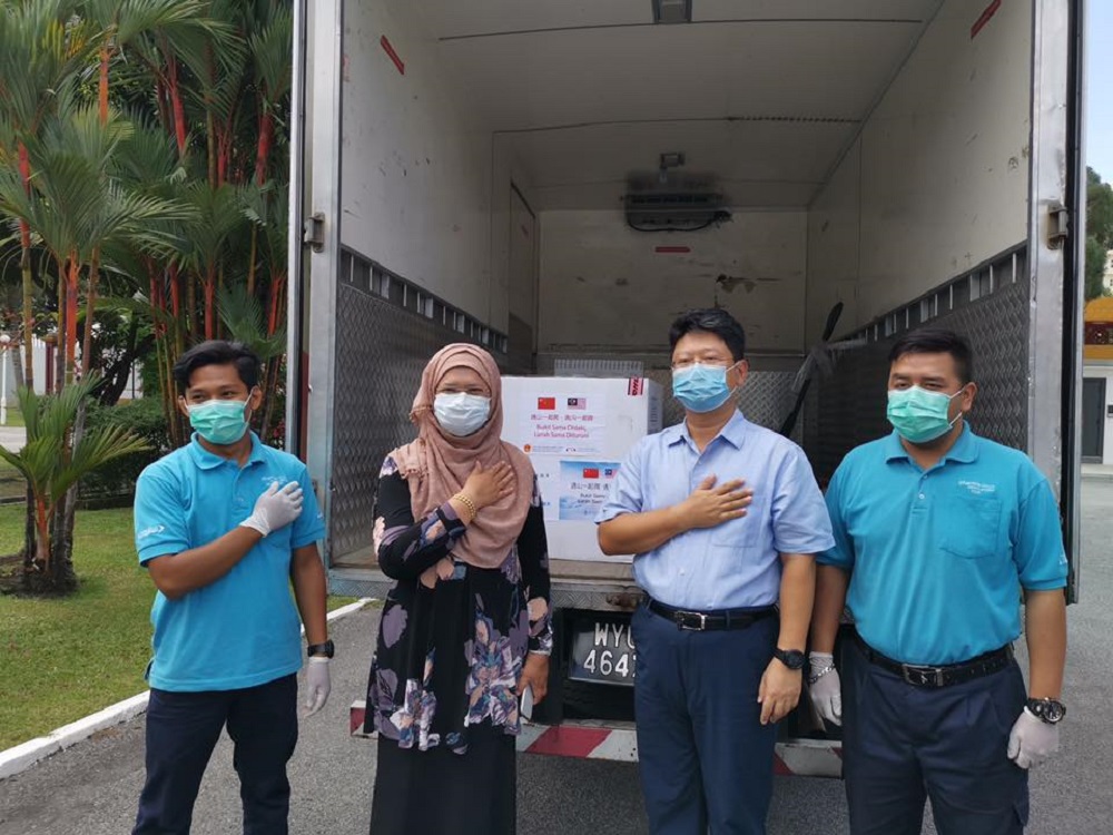 China today via several entities including its embassy here today donated 5,500 Covid-19 test kits to the Health Ministry in Malaysia. u00e2u20acu201d Picture via Facebook/China Embassy in Malaysia