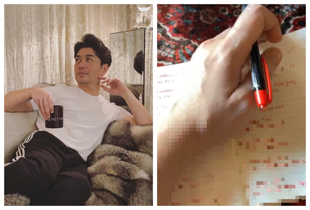 The celebrated style icon has been writing down names and bank account details, saying heu00e2u20acu2122s only able to credit funds to dozens of recipients per day due to transaction limits. u00e2u20acu201d Pictures from Instagram/Rizalman Ibrahim