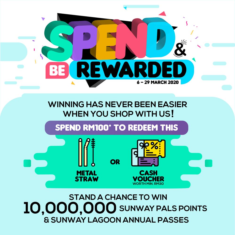 Stand a chance to win interesting prizes when you spin the Fortune Wheel at Sunway Big Box Retail Park and Citrine Hub in Johor Baru.